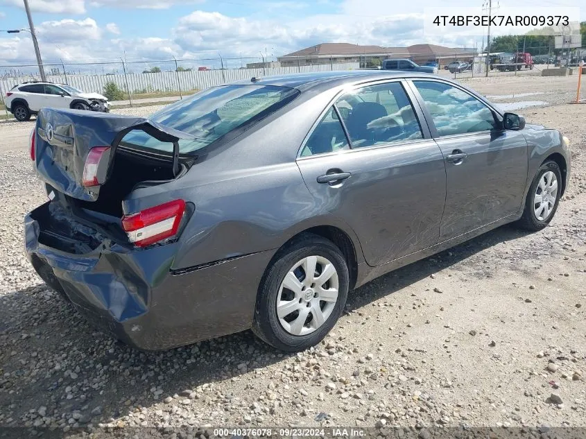 2010 Toyota Camry Le VIN: 4T4BF3EK7AR009373 Lot: 40376078