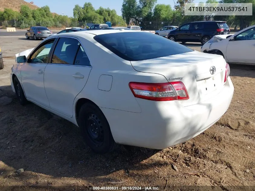 2010 Toyota Camry Le VIN: 4T1BF3EK9AU537541 Lot: 40380831