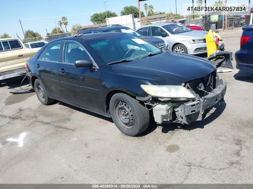 2010 Toyota Camry Le VIN: 4T4BF3EK4AR057834 Lot: 40395014