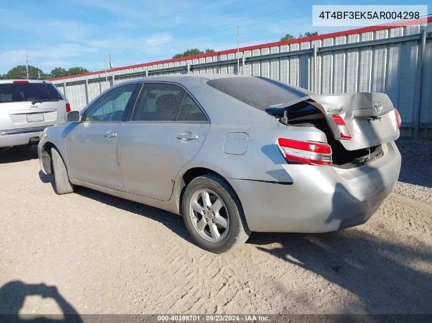 2010 Toyota Camry Le VIN: 4T4BF3EK5AR004298 Lot: 40399701