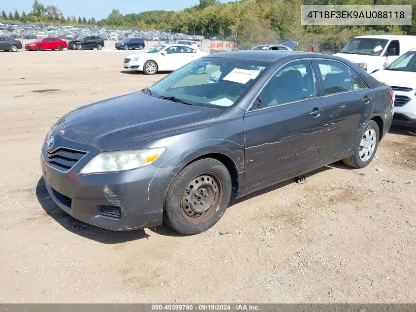 2010 Toyota Camry Le VIN: 4T1BF3EK9AU088118 Lot: 40399790