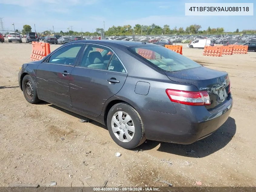 2010 Toyota Camry Le VIN: 4T1BF3EK9AU088118 Lot: 40399790