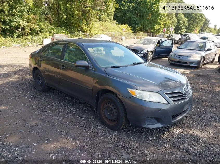 2010 Toyota Camry Le VIN: 4T1BF3EK5AU511616 Lot: 40402320