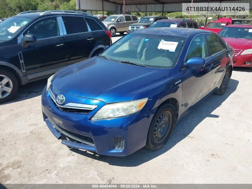 4T1BB3EK4AU114426 2010 Toyota Camry Hybrid