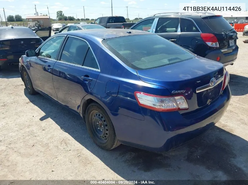 4T1BB3EK4AU114426 2010 Toyota Camry Hybrid