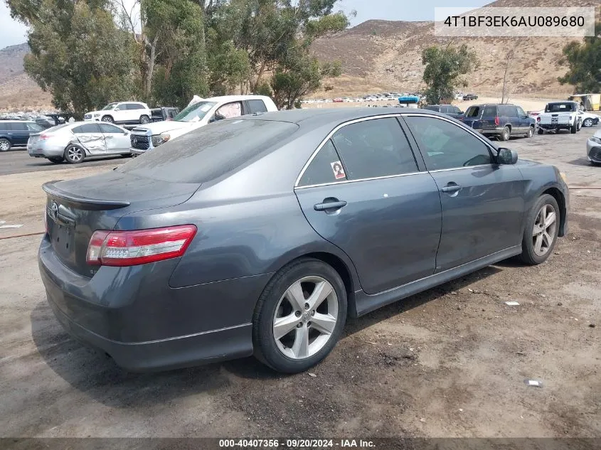 2010 Toyota Camry Se VIN: 4T1BF3EK6AU089680 Lot: 40407356