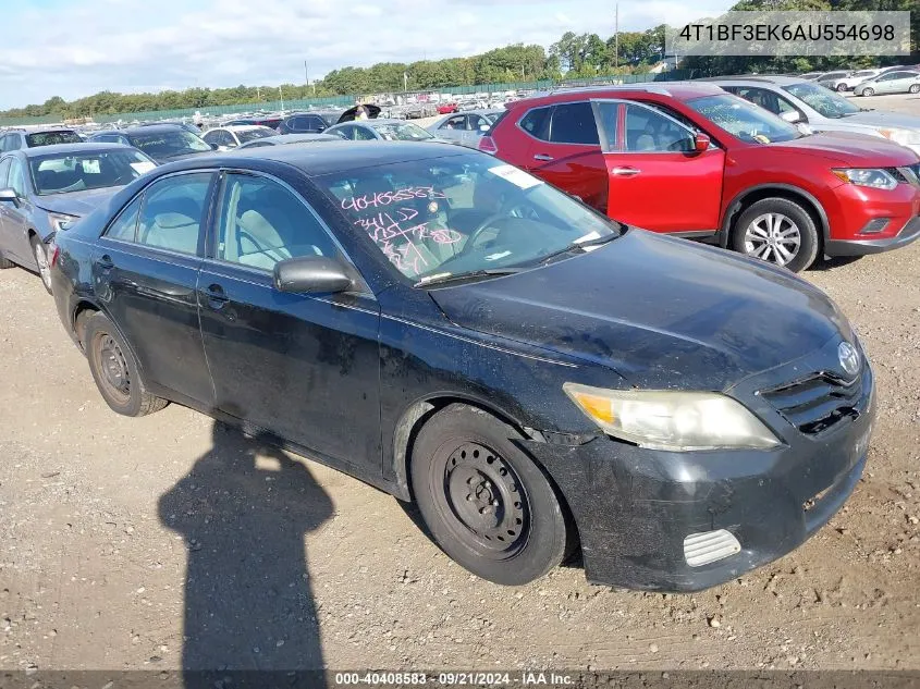 2010 Toyota Camry Le VIN: 4T1BF3EK6AU554698 Lot: 40408583