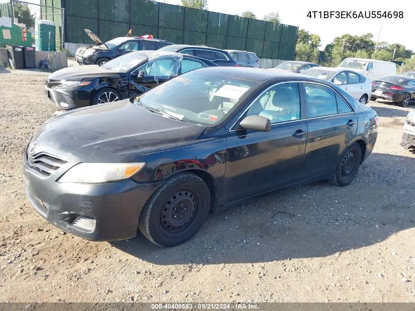 2010 Toyota Camry Le VIN: 4T1BF3EK6AU554698 Lot: 40408583