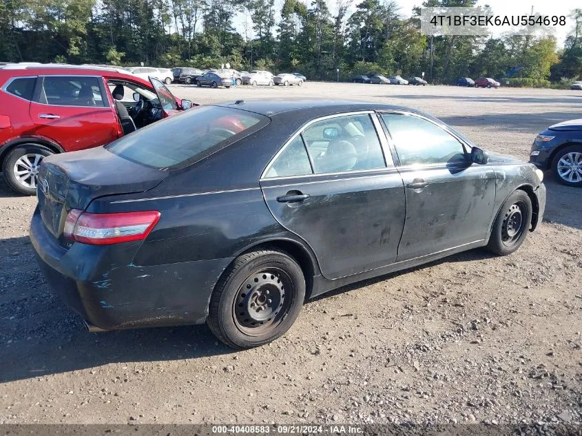 2010 Toyota Camry Le VIN: 4T1BF3EK6AU554698 Lot: 40408583