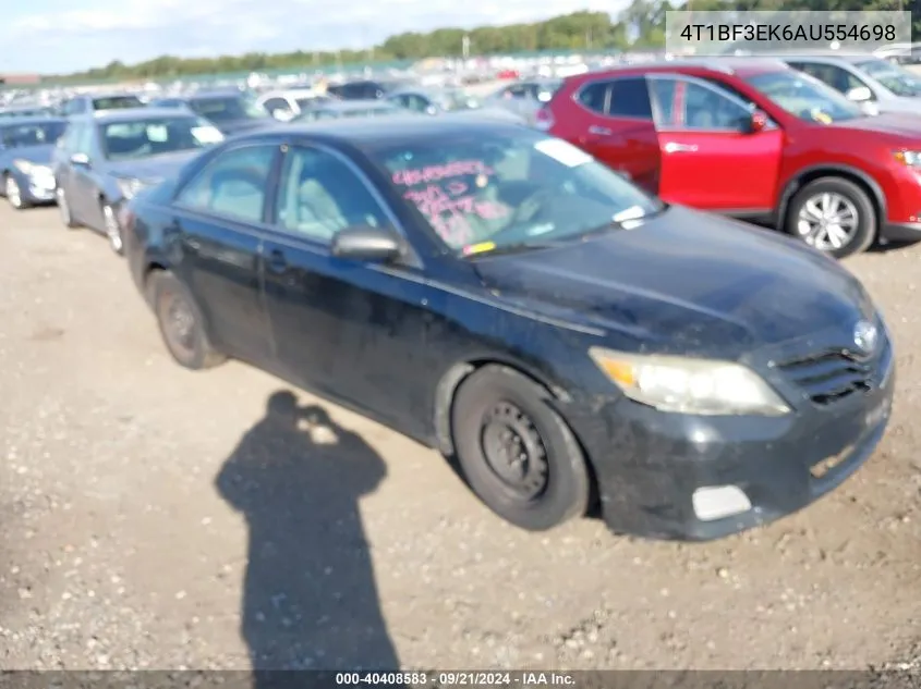 2010 Toyota Camry Le VIN: 4T1BF3EK6AU554698 Lot: 40408583