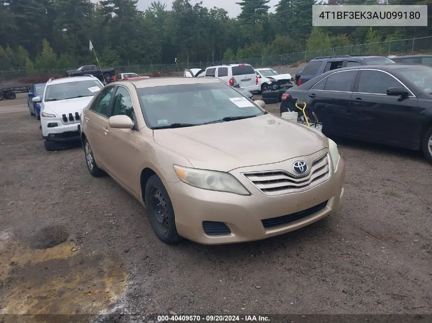 2010 Toyota Camry Le VIN: 4T1BF3EK3AU099180 Lot: 40409570