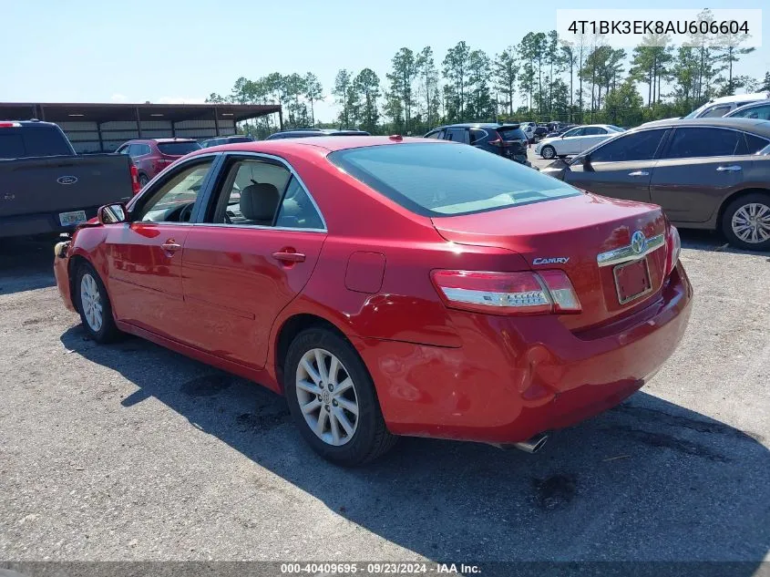 2010 Toyota Camry Se/Le/Xle VIN: 4T1BK3EK8AU606604 Lot: 40409695