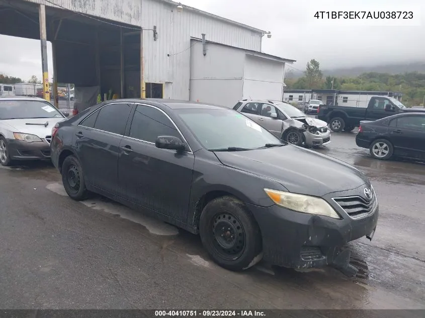 2010 Toyota Camry Se/Le/Xle VIN: 4T1BF3EK7AU038723 Lot: 40410751