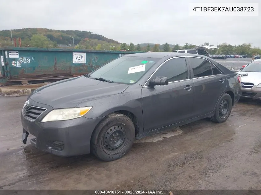 2010 Toyota Camry Se/Le/Xle VIN: 4T1BF3EK7AU038723 Lot: 40410751