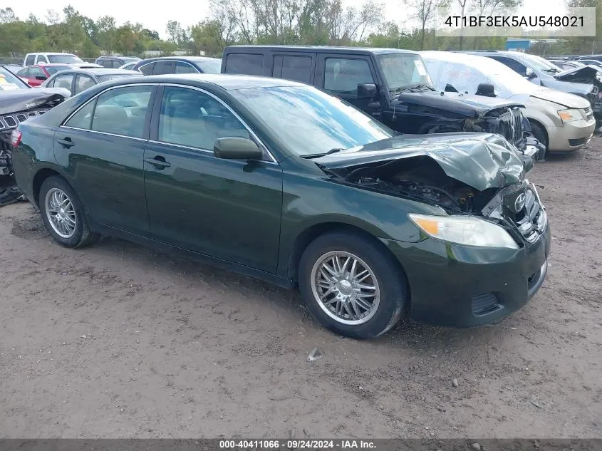 2010 Toyota Camry Le VIN: 4T1BF3EK5AU548021 Lot: 40411066