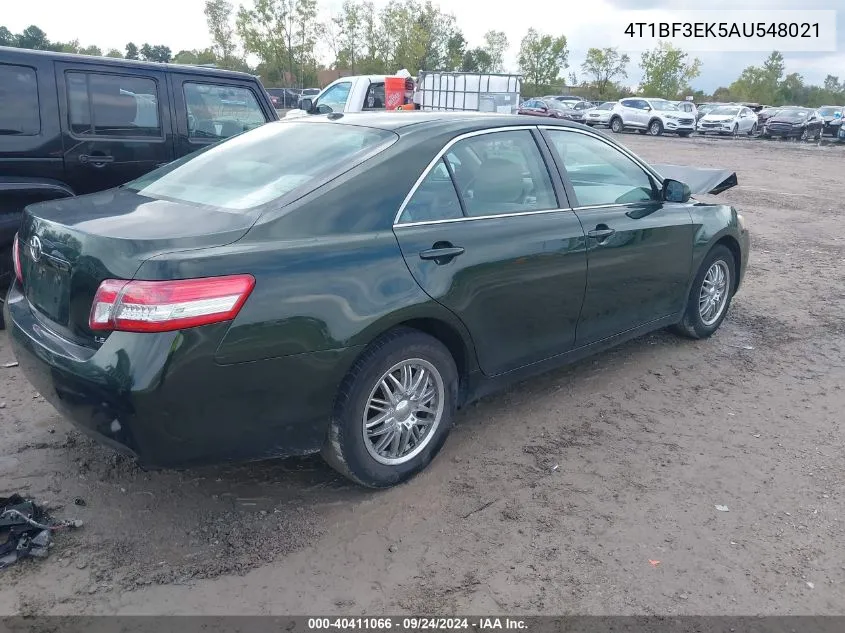 4T1BF3EK5AU548021 2010 Toyota Camry Le