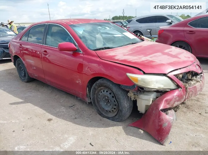 2010 Toyota Camry Le VIN: 4T4BF3EK2AR054141 Lot: 40413344