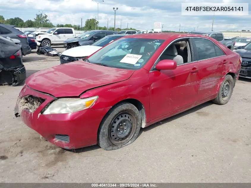 2010 Toyota Camry Le VIN: 4T4BF3EK2AR054141 Lot: 40413344