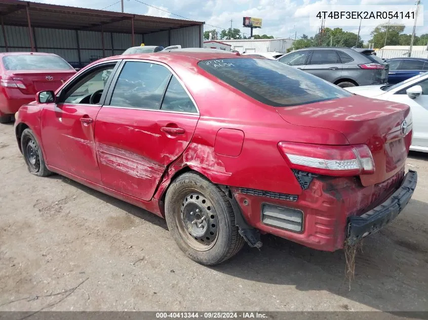 2010 Toyota Camry Le VIN: 4T4BF3EK2AR054141 Lot: 40413344