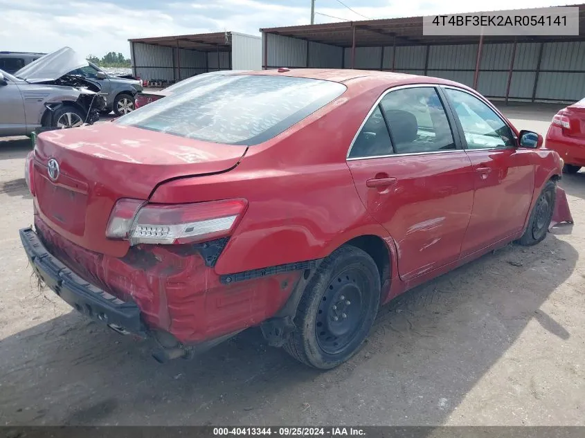 4T4BF3EK2AR054141 2010 Toyota Camry Le