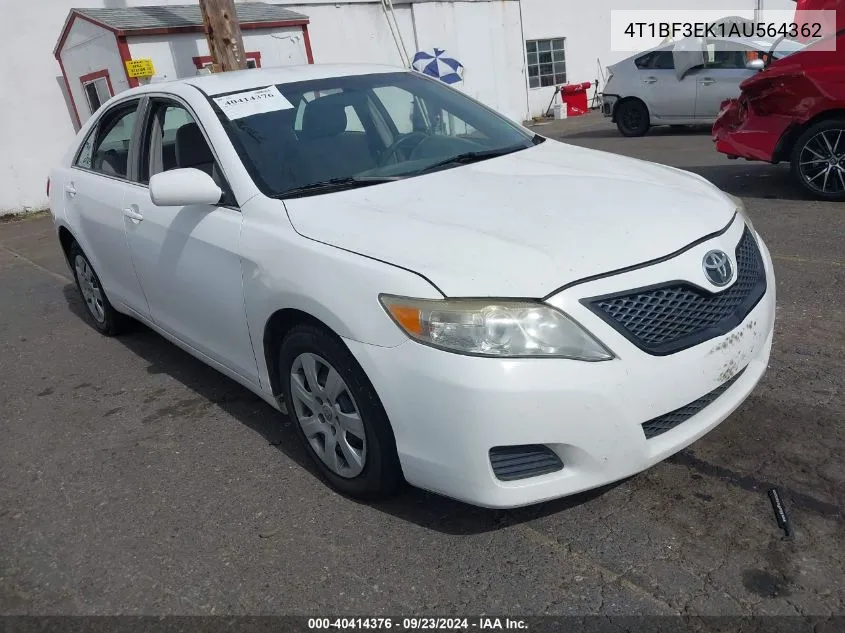 2010 Toyota Camry Le VIN: 4T1BF3EK1AU564362 Lot: 40414376