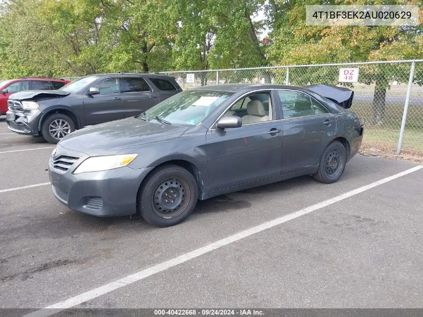 2010 Toyota Camry Se/Le/Xle VIN: 4T1BF3EK2AU020629 Lot: 40422668