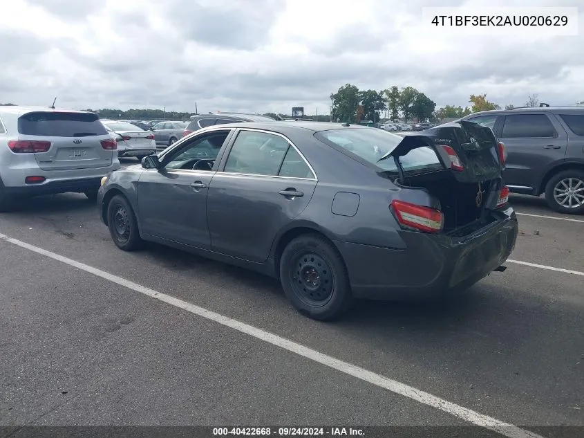 2010 Toyota Camry Se/Le/Xle VIN: 4T1BF3EK2AU020629 Lot: 40422668