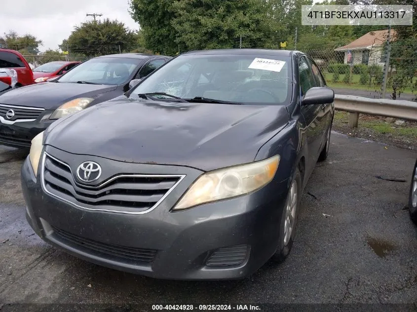 4T1BF3EKXAU113317 2010 Toyota Camry Le