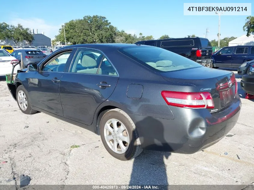 2010 Toyota Camry Se/Le/Xle VIN: 4T1BF3EK9AU091214 Lot: 40425973