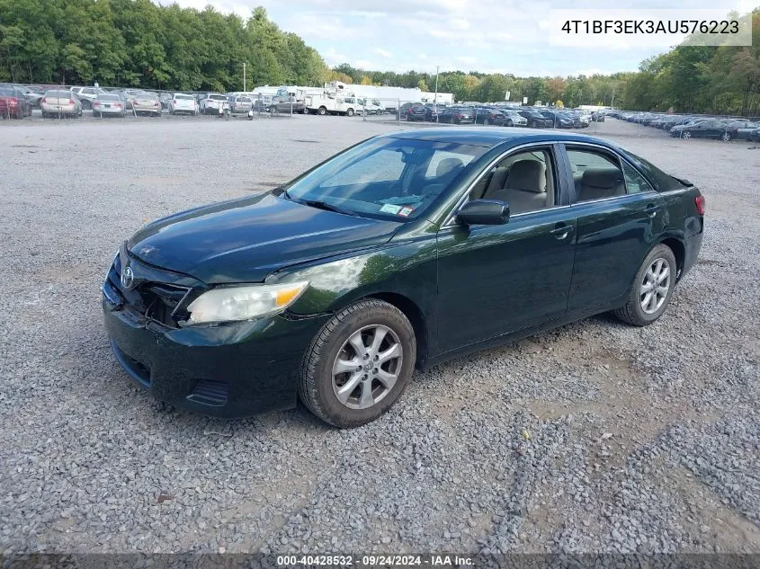 4T1BF3EK3AU576223 2010 Toyota Camry Le