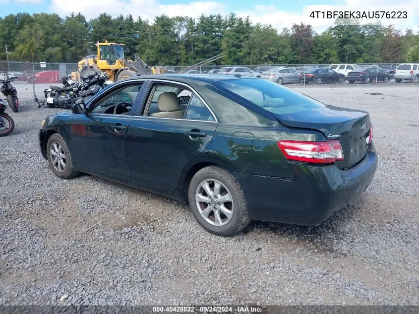 4T1BF3EK3AU576223 2010 Toyota Camry Le