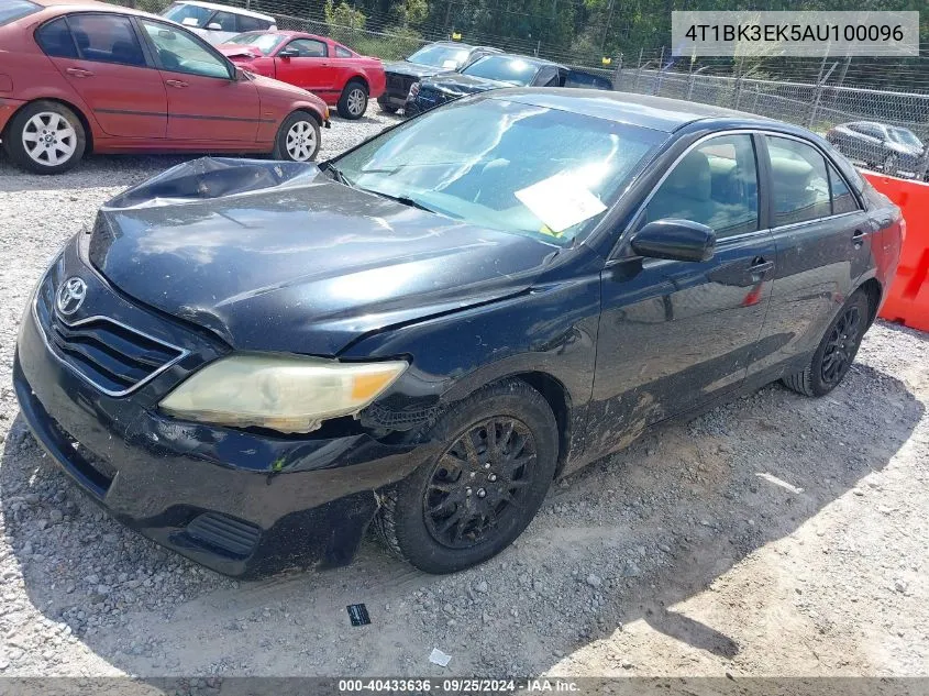 2010 Toyota Camry Le V6 VIN: 4T1BK3EK5AU100096 Lot: 40433636