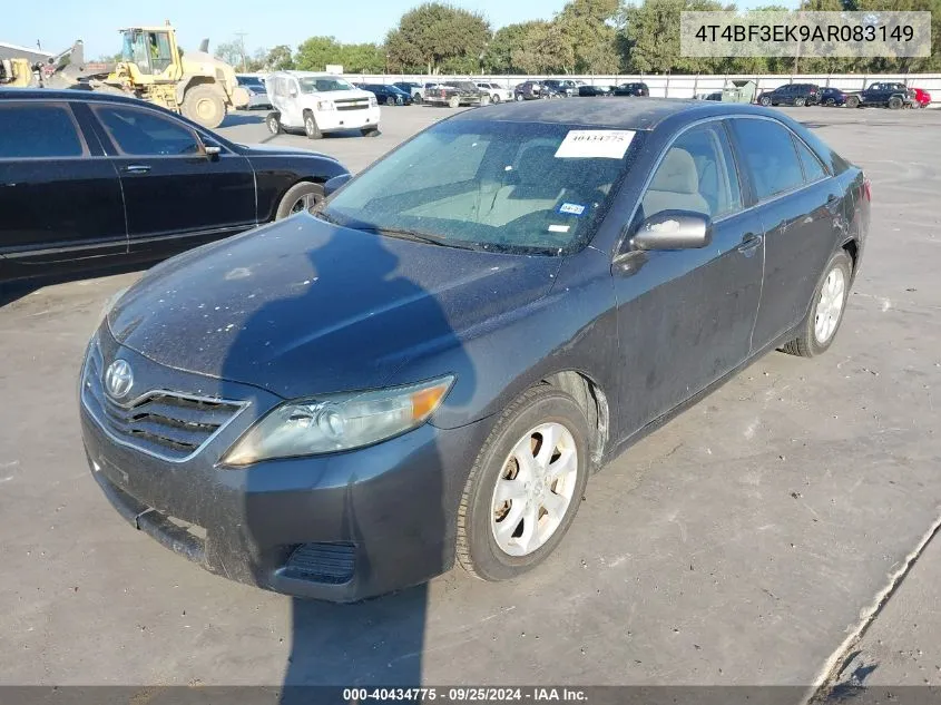 2010 Toyota Camry Le VIN: 4T4BF3EK9AR083149 Lot: 40434775