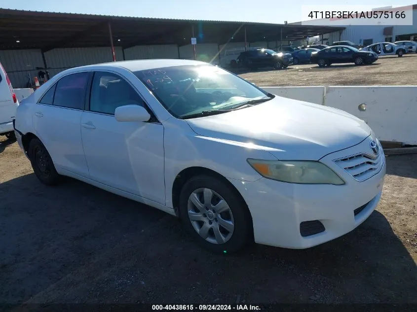 2010 Toyota Camry Le VIN: 4T1BF3EK1AU575166 Lot: 40438615