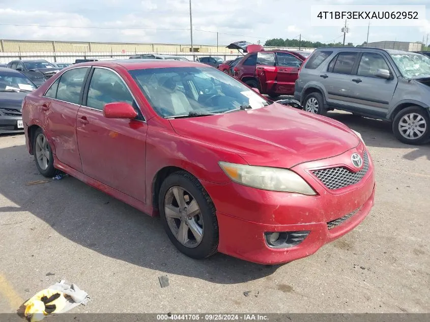 2010 Toyota Camry Se VIN: 4T1BF3EKXAU062952 Lot: 40441705