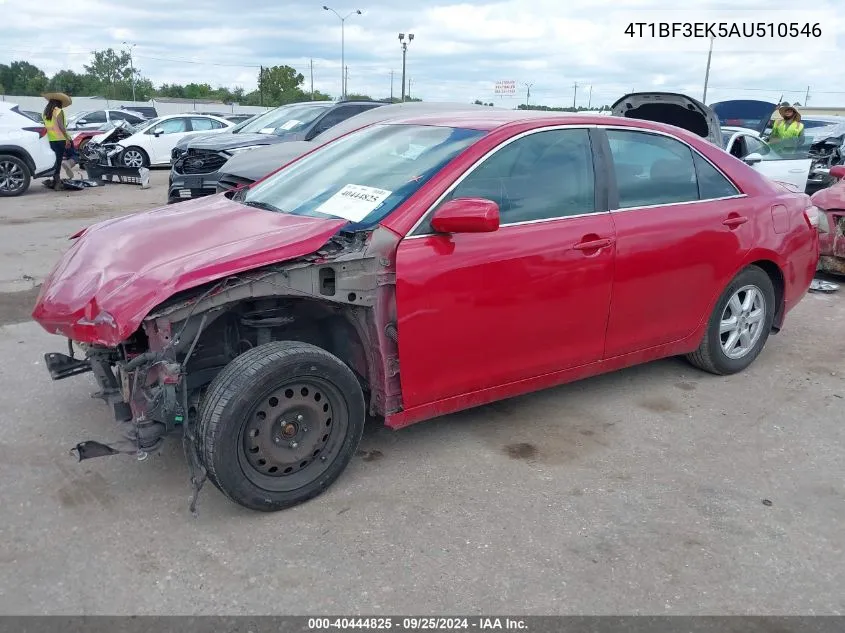 2010 Toyota Camry Le VIN: 4T1BF3EK5AU510546 Lot: 40444825