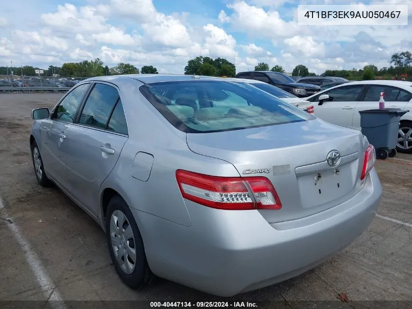 2010 Toyota Camry Le VIN: 4T1BF3EK9AU050467 Lot: 40447134