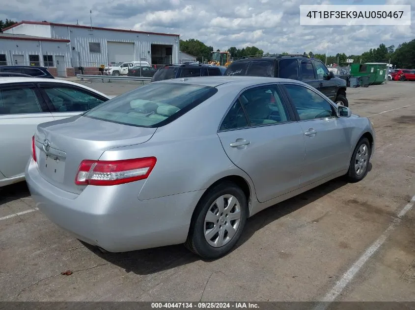 2010 Toyota Camry Le VIN: 4T1BF3EK9AU050467 Lot: 40447134