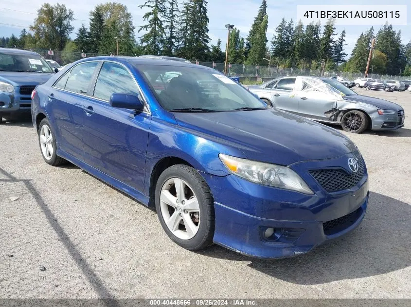 2010 Toyota Camry Se/Le/Xle VIN: 4T1BF3EK1AU508115 Lot: 40448666