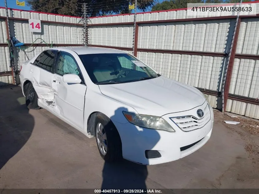 2010 Toyota Camry Le VIN: 4T1BF3EK9AU558633 Lot: 40457913