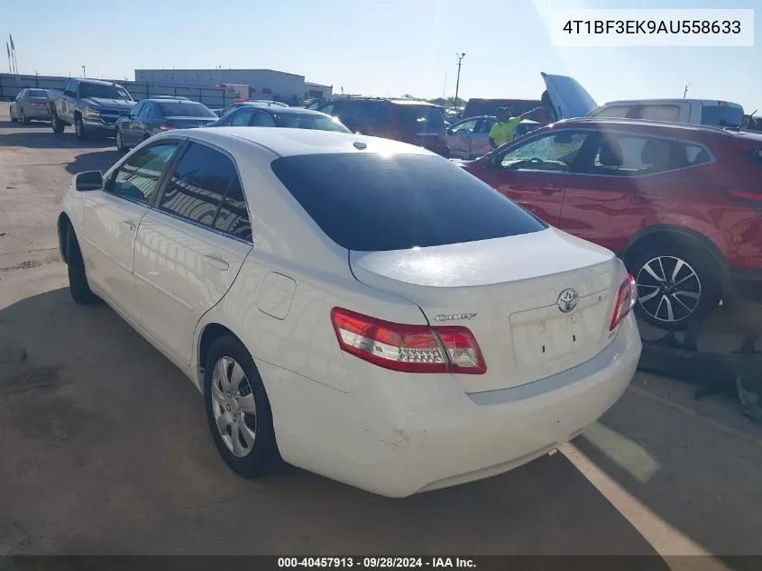 2010 Toyota Camry Le VIN: 4T1BF3EK9AU558633 Lot: 40457913