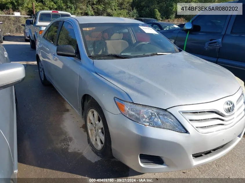 4T4BF3EK5AR080202 2010 Toyota Camry Le