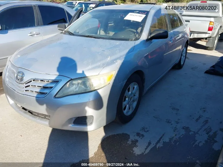 2010 Toyota Camry Le VIN: 4T4BF3EK5AR080202 Lot: 40459780