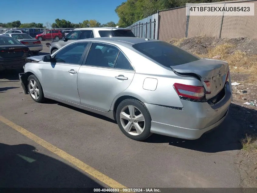 2010 Toyota Camry Se VIN: 4T1BF3EKXAU085423 Lot: 40460883