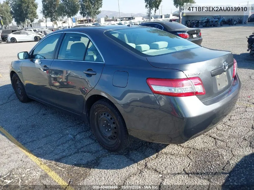 2010 Toyota Camry Le VIN: 4T1BF3EK2AU013910 Lot: 40489666