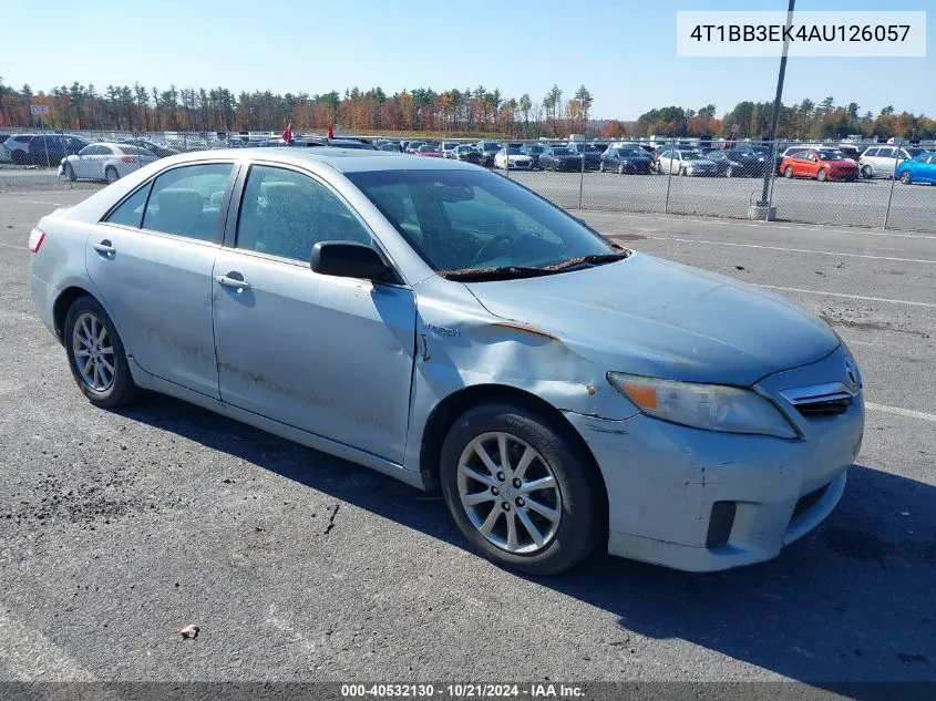 2010 Toyota Camry Hybrid VIN: 4T1BB3EK4AU126057 Lot: 40532130