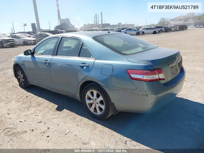 2010 Toyota Camry Le VIN: 4T1BF3EK9AU521789 Lot: 40540818