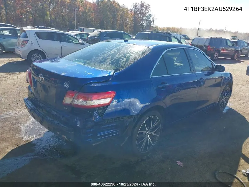 2010 Toyota Camry Le VIN: 4T1BF3EK2AU529264 Lot: 40622298