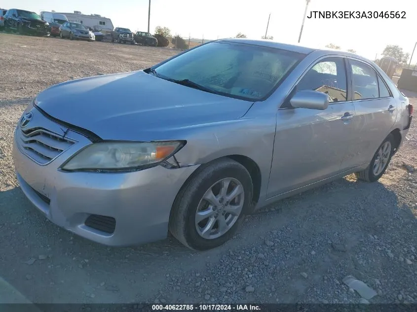 2010 Toyota Camry Se/Le/Xle VIN: JTNBK3EK3A3046562 Lot: 40622785