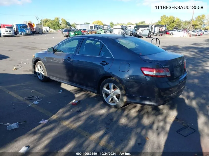 2010 Toyota Camry Se VIN: 4T1BF3EK3AU013558 Lot: 40663650